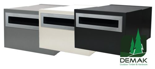 Brick In - Cruise Mailbox with Chrome Fittings - 3 available colours