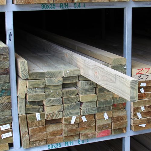 Treated Pine H3 Rougher Head 90x35 Kiln Dried F5-F7