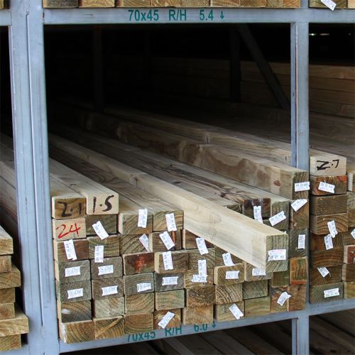 Treated Pine H3 Rougher Head 70x45 Kiln Dried F5-F7