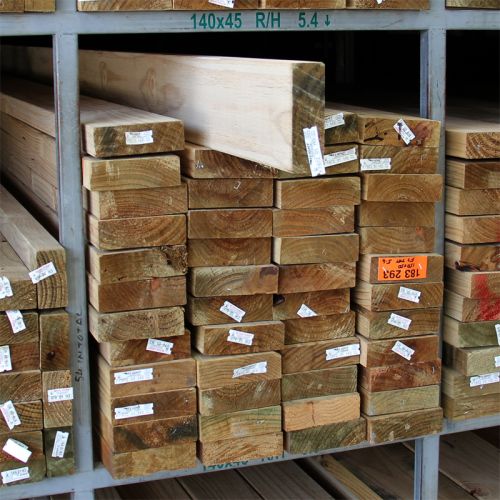 Treated Pine H3 Rougher Head 140x45 Kiln Dried F5-F7