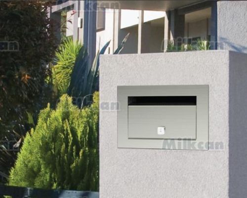 Stainless Steel Palazzo Brick in Front Open Mailbox suits A4