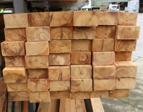 Cypress or Hardwood Fence Post 125mm x 75mm