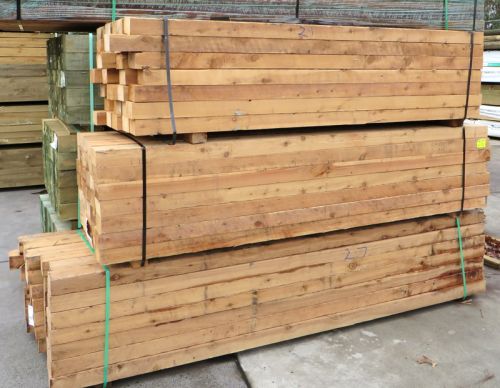 Cypress or Hardwood Fence Post 125mm x 75mm