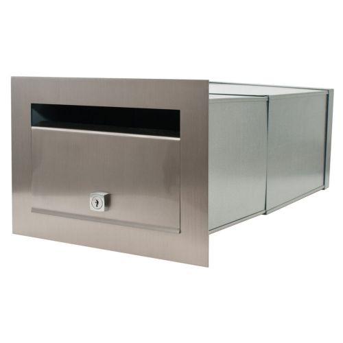 Stainless Steel Preston Brick in Front Open Mailbox - Includes Sleeve