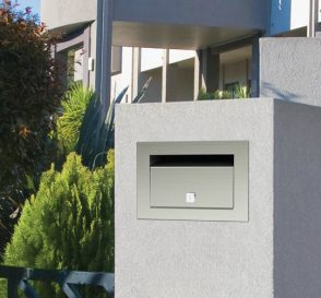 Stainless Steel Preston Brick in Front Open Mailbox - Includes Sleeve