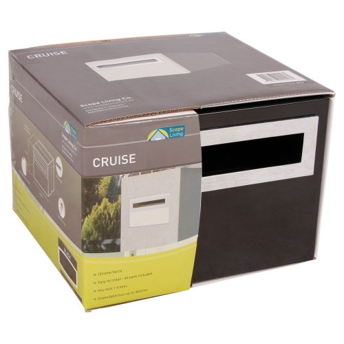 Brick In - Cruise Mailbox with Chrome Fittings - 3 available colours