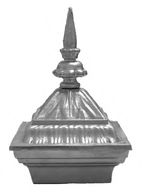 Cast Aluminium Post Cap – Spear Top