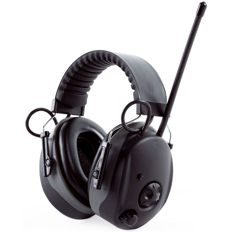 Top Quality AM/FM Radio Earmuffs with Aux Jack for iPod / mp3 player