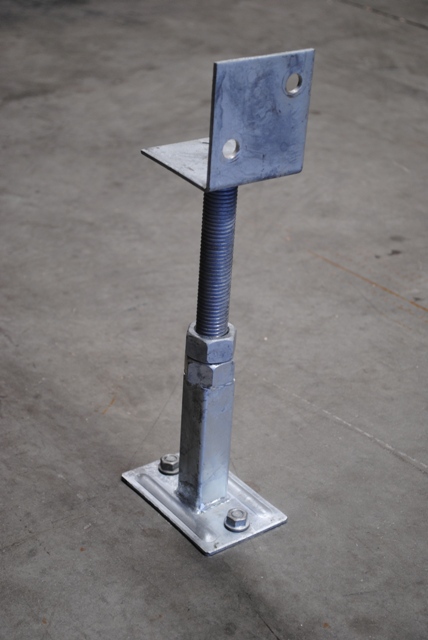 KlevaKlip Adjustable Bearer Support Bracket for decks on a concrete slab