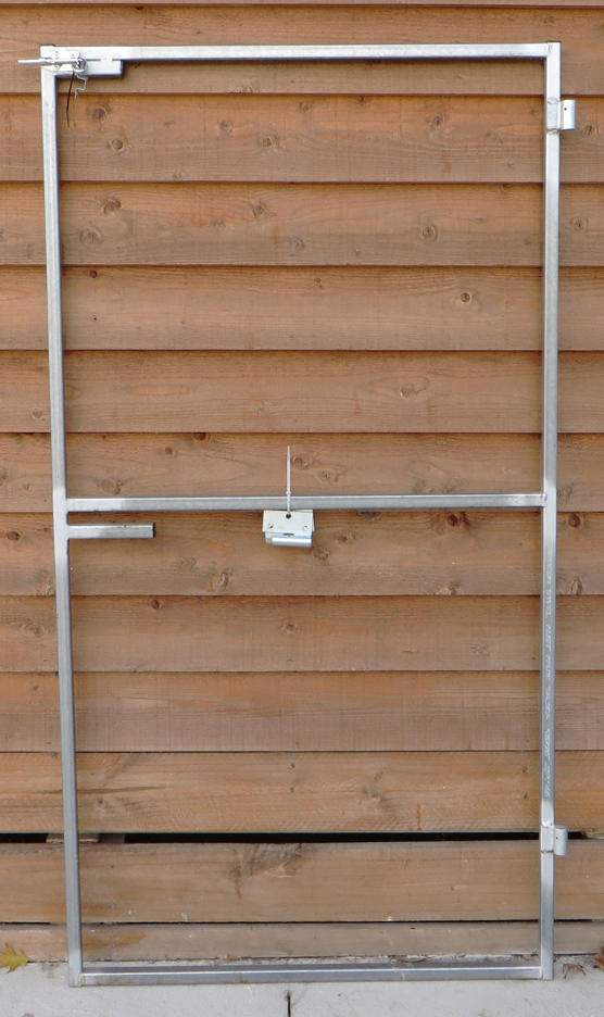 25x25mm Gal Steel Welded Single Gate Frame