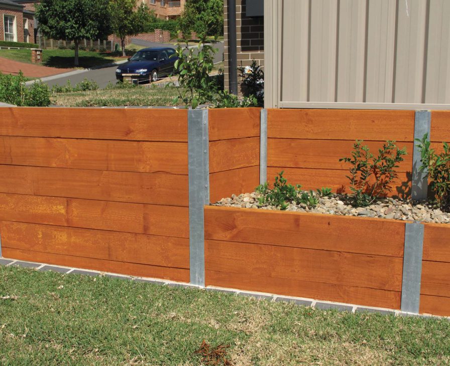 Micropro Sienna Treated Pine Coloured Sleepers 200mmx50mm