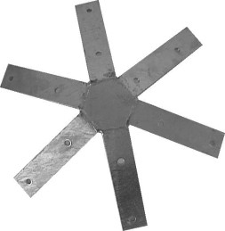 Gazebo Rafter Bracket Gal - Square, Hexagonal, Octagonal, 4, 6 & 8 sided