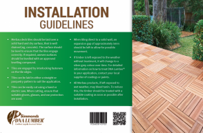 Merbau Decking Tile Installation Guidelines - Demak Outdoor Timber & Hardware