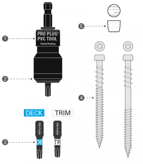 Trex Pro Plug & Screw System for Timber Joints