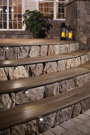 decking lights with sensors